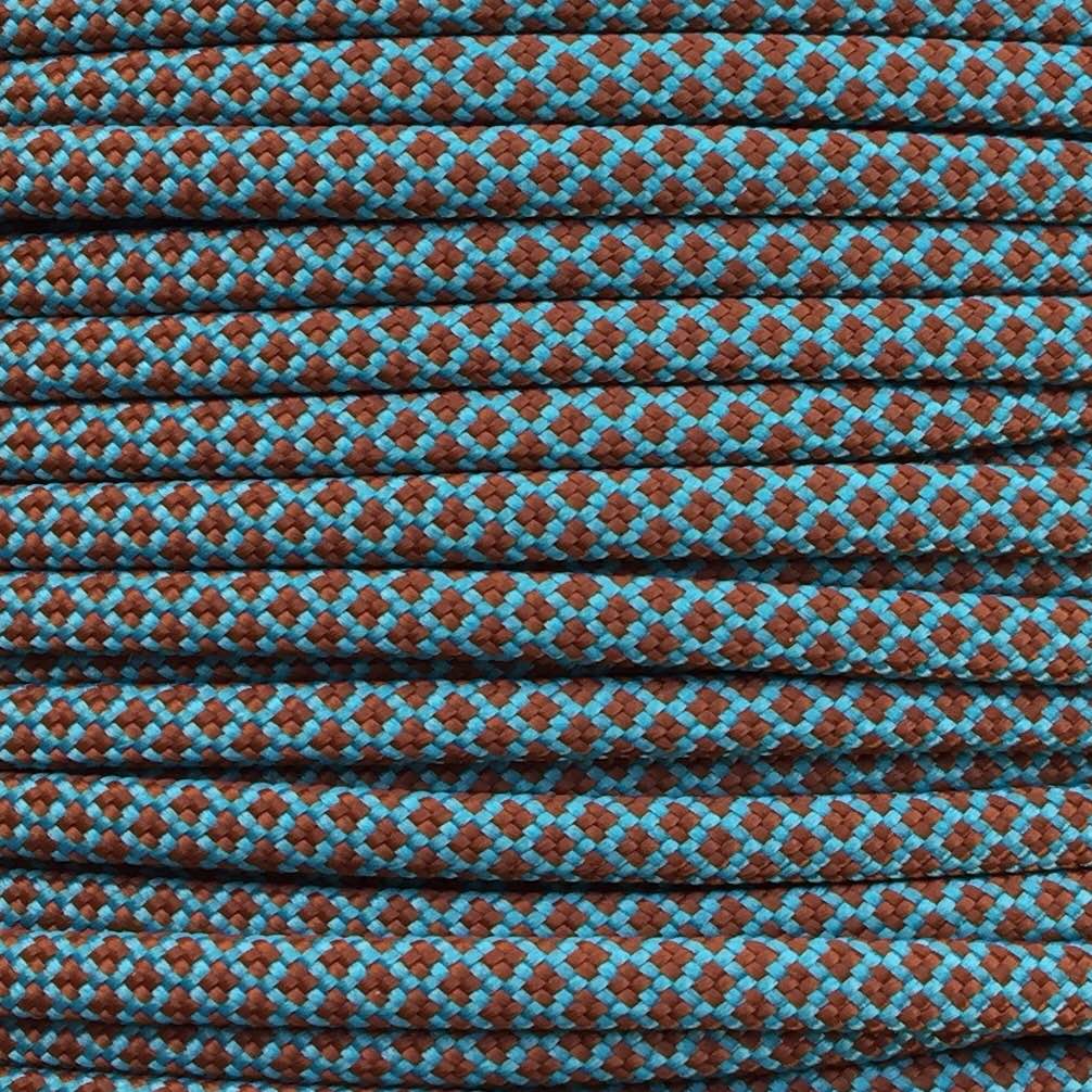 Neon Turquoise & Chocolate Brown diamonds