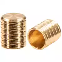 8mm 'Brass' Pro End Caps with 8 crossed grooves 8mm 'Brass' Pro End Caps with 8 crossed grooves