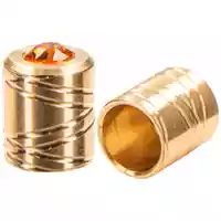 10mm 'Brass' Pro End Caps with Tangarine SWAROVSKI® Stone 10mm 'Brass' Pro End Caps with Tangarine SWAROVSKI® Stone