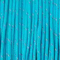 Reflectable Neon Turquoise Paracord Type I Reflectable Neon Turquoise Paracord Type I