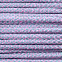 Rose Pink & Turquoise Diamonds Paracord 550 Type III Rose Pink & Turquoise Diamonds Paracord 550 Type III