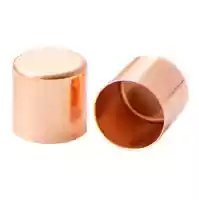 Metal Cord End Cap Rose Gold - 10 | 50 | 100 Pieces Metal Cord End Cap Rose Gold - 10 | 50 | 100 Pieces