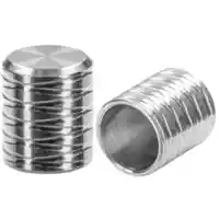 8mm 'Stainless Steel´ Pro End Caps with 8 crossed grooves 8mm 'Stainless Steel´ Pro End Caps with 8 crossed grooves