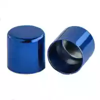 10 mm Blue Metal Cord End caps 10 mm Blue Metal Cord End caps