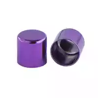 8 mm Purple Metal Cord End caps 8 mm Purple Metal Cord End caps