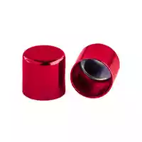 8 mm Red Metal Cord End caps 8 mm Red Metal Cord End caps