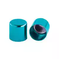 8 mm Turquoise Metal Cord End caps 8 mm Turquoise Metal Cord End caps