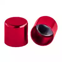 10 mm Red Metal Cord End caps 10 mm Red Metal Cord End caps