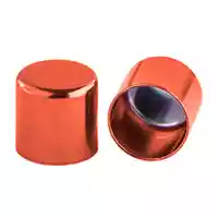 10 mm Orange Metal Cord End caps 10 mm Orange Metal Cord End caps