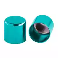 10 mm Turquoise Metal Cord End caps 10 mm Turquoise Metal Cord End caps