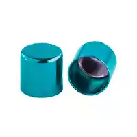 6 mm Turquoise Metal Cord End caps 6 mm Turquoise Metal Cord End caps