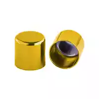 6 mm Yellow Metal Cord End caps 6 mm Yellow Metal Cord End caps