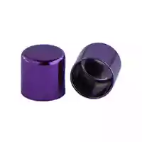 6 mm Purple Metal Cord End caps 6 mm Purple Metal Cord End caps