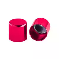 6 mm Red Metal Cord End caps 6 mm Red Metal Cord End caps