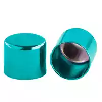 12 mm Turquoise Metal Cord End caps 12 mm Turquoise Metal Cord End caps