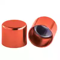 12 mm Orange Metal Cord End caps 12 mm Orange Metal Cord End caps