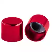 12 mm Red Metal Cord End caps 12 mm Red Metal Cord End caps