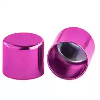 12 mm Pink Metal Cord End caps 12 mm Pink Metal Cord End caps