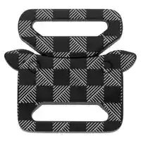 25mm Black Safe Lock Buckle with checkered pattern 25mm Black Safe Lock Buckle with checkered pattern
