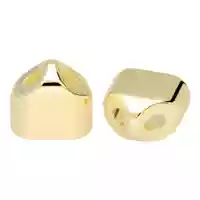 20 mm 'Gold' Double end cap for keychain 20 mm 'Gold' Double end cap for keychain