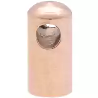 4 mm Rose Gold End Cap With Hole 4 mm Rose Gold End Cap With Hole