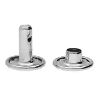 Double Cap Rivet Nickel Plated - 10 | 50 | 100 Pieces Double Cap Rivet Nickel Plated - 10 | 50 | 100 Pieces
