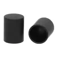 Black 10 x 15 mm Premium End Caps Black 10 x 15 mm Premium End Caps