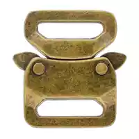 Antique Brass 20 mm Metal Safe Lock Buckle Antique Brass 20 mm Metal Safe Lock Buckle