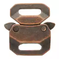 15mm Copper Metal Safe Lock Buckle (Large) 15mm Copper Metal Safe Lock Buckle (Large)